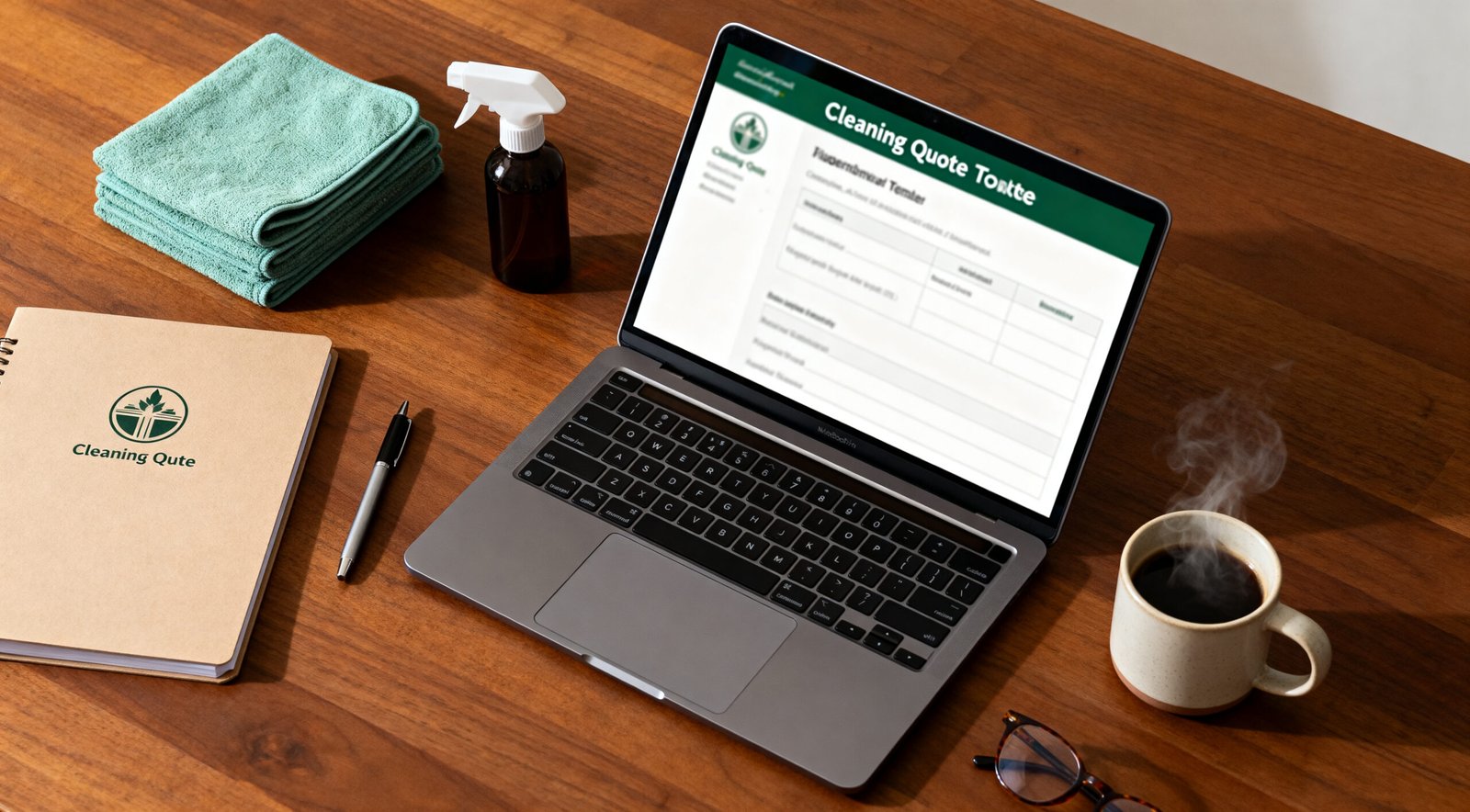 free cleaning quote template - Illustration 2