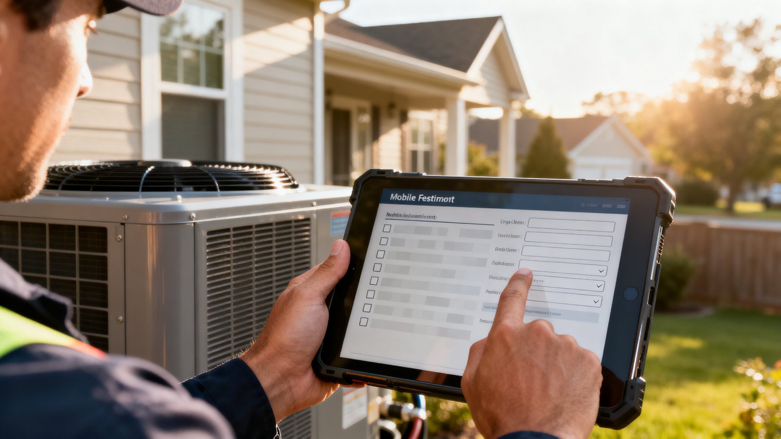 free HVAC estimate template line item structure example